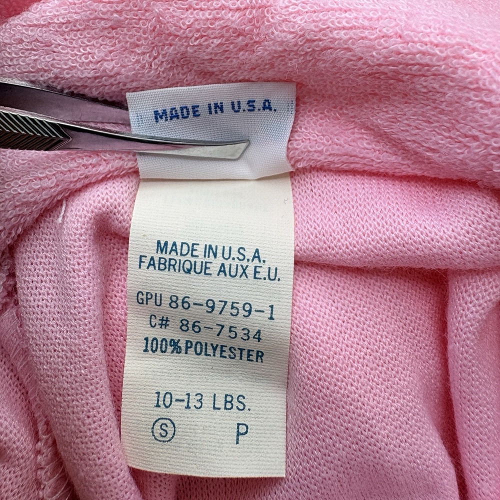 NWT Vintage Alexis Tiny Tulip Collection Baby Sleeper 10-13 lbs Pink USA - Picture 7 of 8
